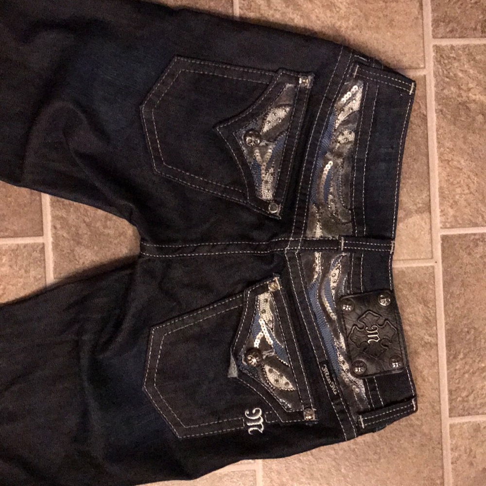 Miss me jeans, rare and super cute bling.